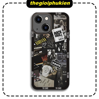 Ốp lưng iphone cạnh vuông bảo vệ camera Rock And Roll Hiphop dành cho ip 6 đến 16promax - ng941