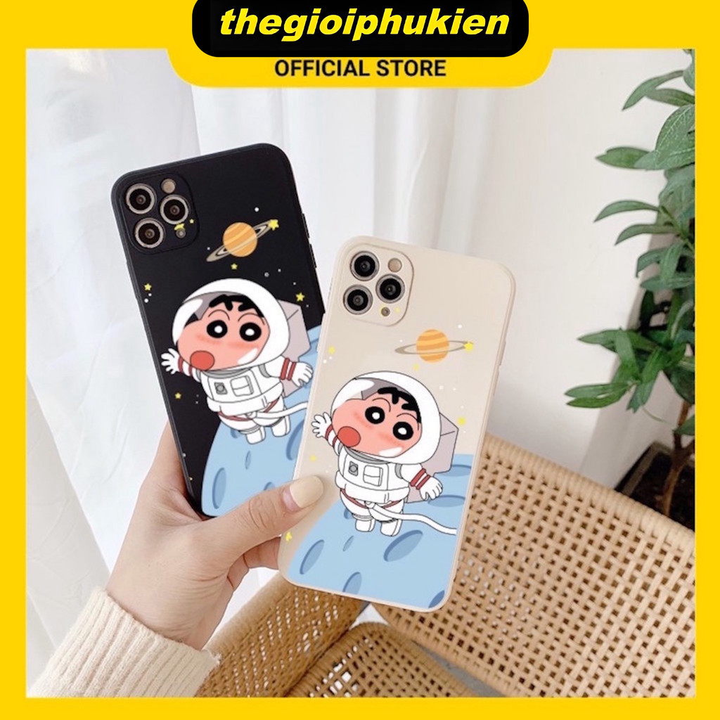 Ốp lưng iphone cạnh vuông BVC shin không gian ip 6 đến 16promax- E94