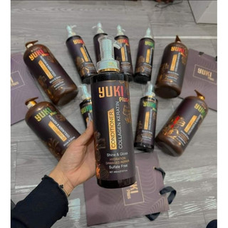 Cặp Dầu gội xả yuki plus Dung tích 800ml sỉ salon spa mùi hương nước hoa mềm mượt Hàng chính hãng 