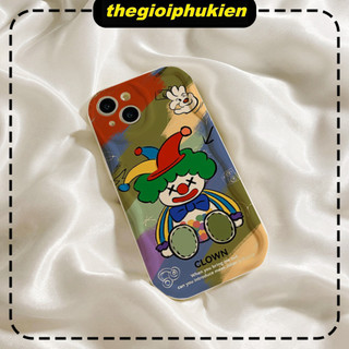 Ốp lưng iphone cạnh sóng nổi Chú hề tóc xanh 6/7/8/plus/x/xr/xs/11/12/13/14/15/16/pro max sk2081