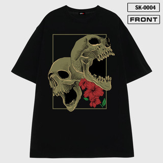 Áo Thun SKULLS Flower CITY89 Local Brand
