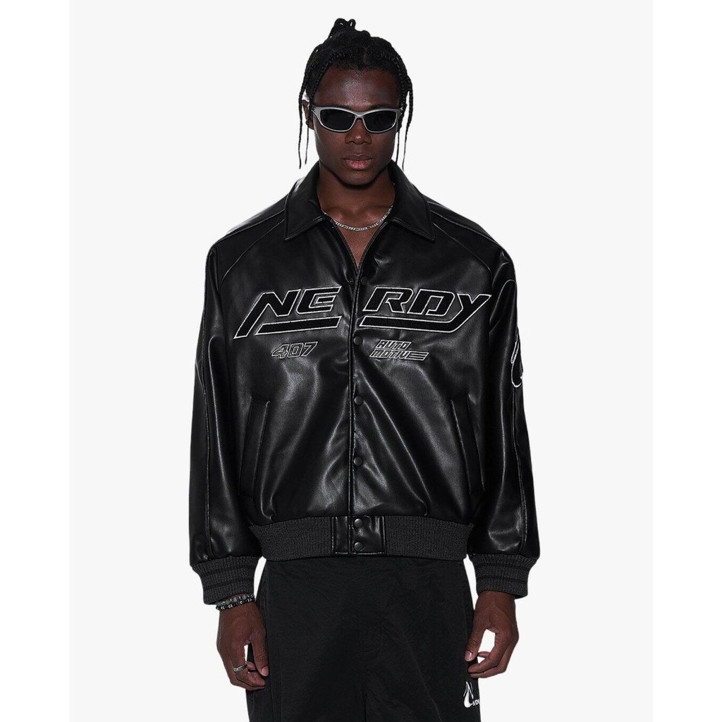NERDY - Áo khoác thể thao unisex Eco Leather Racing