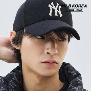 MLB - Nón bóng chày unisex Basic Wool Structure 3ACPCW136-50BKS