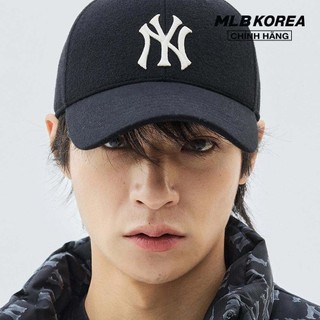 MLB - Nón bóng chày unisex Basic Wool Structure 3ACPCW136-50BKS