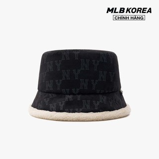   ẨN TẠM THỜI LIVE 14.12  MLB - Nón bucket unisex thời trang Classic Monogram Suade 3AHTMS136-50BKS 