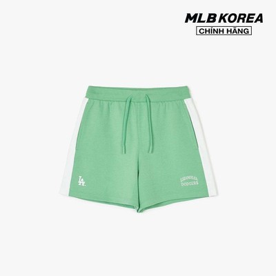 MLB - Quần shorts nữ ống rộng lưng thun Sporty Varsity Color Scheme_3FSPV0243-07GNM