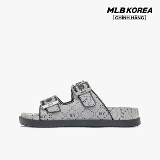 ẨN - MLB - Dép quai ngang unisex Jacquard Diamond Monogram 3ALPCTM33-50BKS