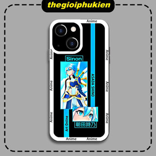 Ốp điện thoại iphone tpu bảo vệ cam anime sinon 7 8 Plus 6 6s Plus 11 13 12 14 Pro MAX XR X XS MAX - ng781