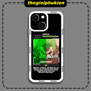 Ốp điện thoại iphone tpu bảo vệ cam anime zoronoa7 8 Plus 6 6s Plus 11 13 12 14 Pro MAX XR X XS MAX - ng763