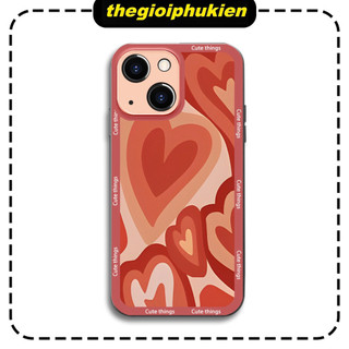 Ốp lưng iphone cạnh vuông trái tim đỏ 6/6splus/7/7plus/8/8plus/x/xr/xs/11/12/13/pro/max/plus/promax - ng700