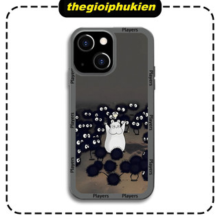 Ốp lưng iphone cạnh vuông bảo vệ camera gấu trắng dành cho ip 6 đến 14promax - ng715