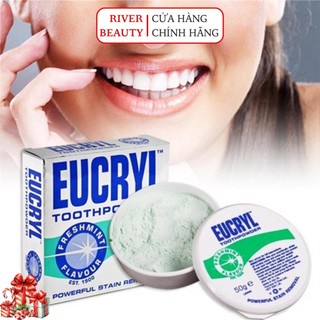 Kem Đánh Răng Và Bột Làm Trắng Răng Eucryl Toothpowder