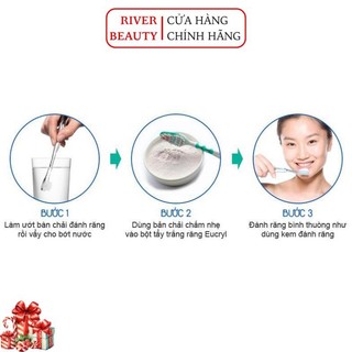 Kem Đánh Răng Và Bột Làm Trắng Răng Eucryl Toothpowder