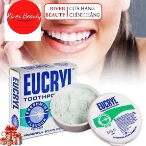 Combo Bột Và Kem Đánh Trắng Răng Eucryl UK