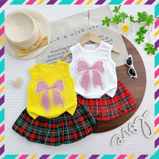 set váy bí cho bé gái  từ 10kg -32kg chất thun mềm hút mồ hôi-SETVAYBI-NEMOKIDS