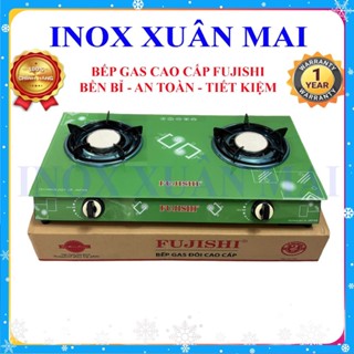 Bếp Gas Đơn và Đôi Hồng Ngoại Kính Cường Lực Và Đầu Đốt Nhôm Cao Cấp Fujishi
