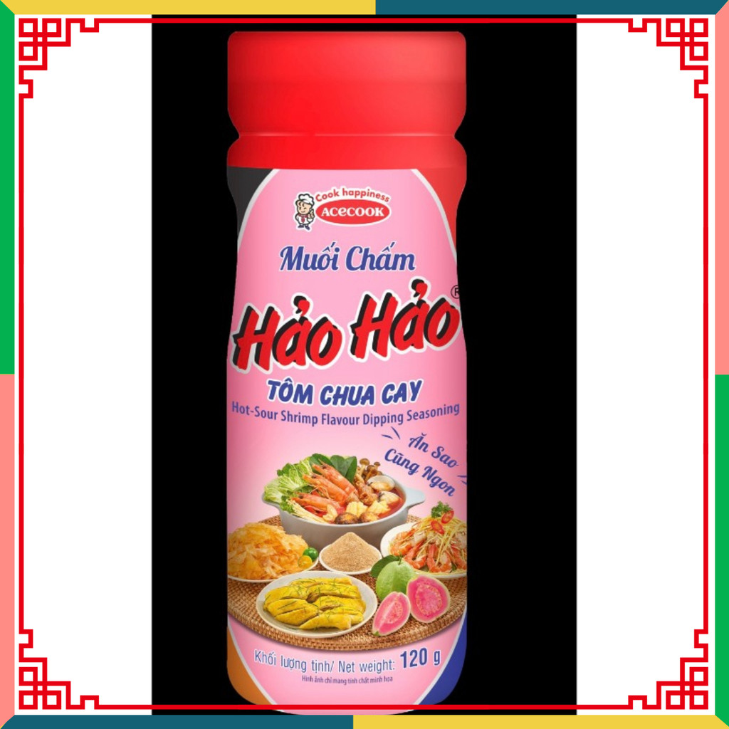 Muối chấm Hảo Hảo Tôm Chua Cay 120gram ( hàng mới)
