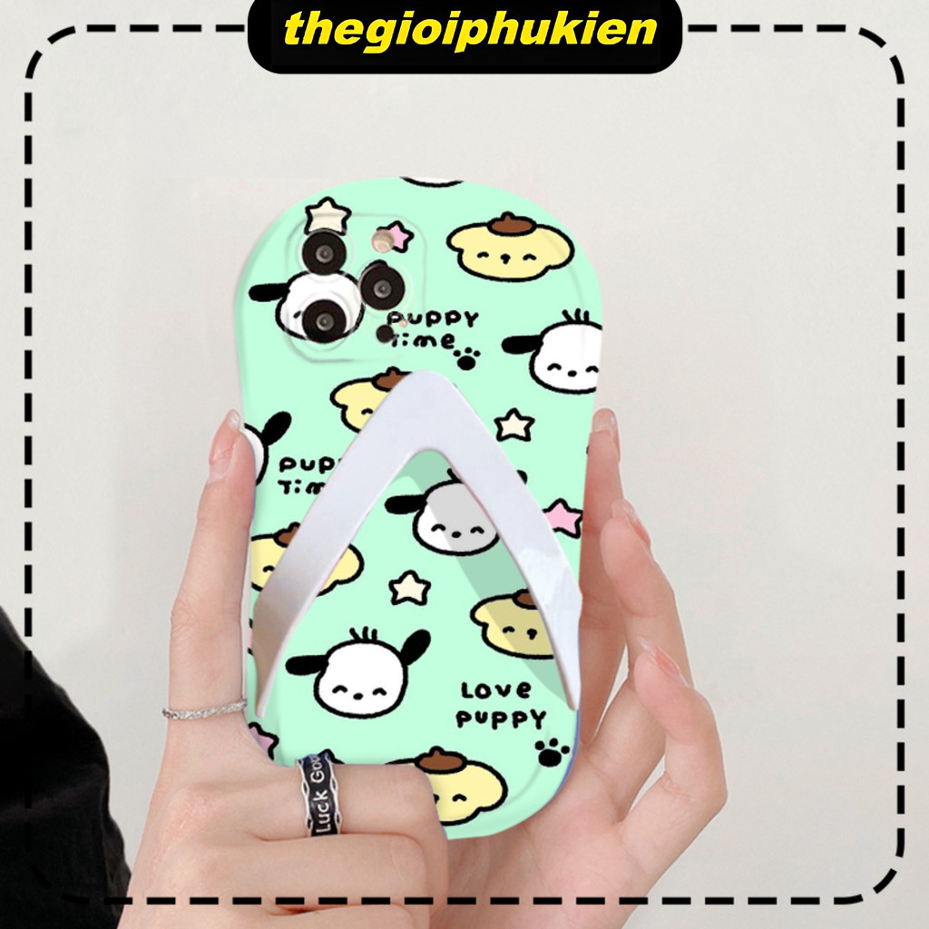 Ốp lưng iphone hình dép tông Love puppy 6/6s plus/7/7plus/8/8plus/x/xr/11/12/13/14/max/promax xa2012