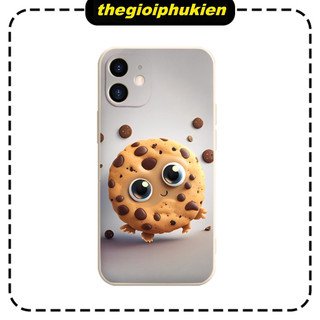 ỐP IPHONE cạnh vuông BVC bánh quy cute ip 7 8 Plus 6 6s Plus 11 13 12 14 Pro MAX XR X XS MAX - e6198