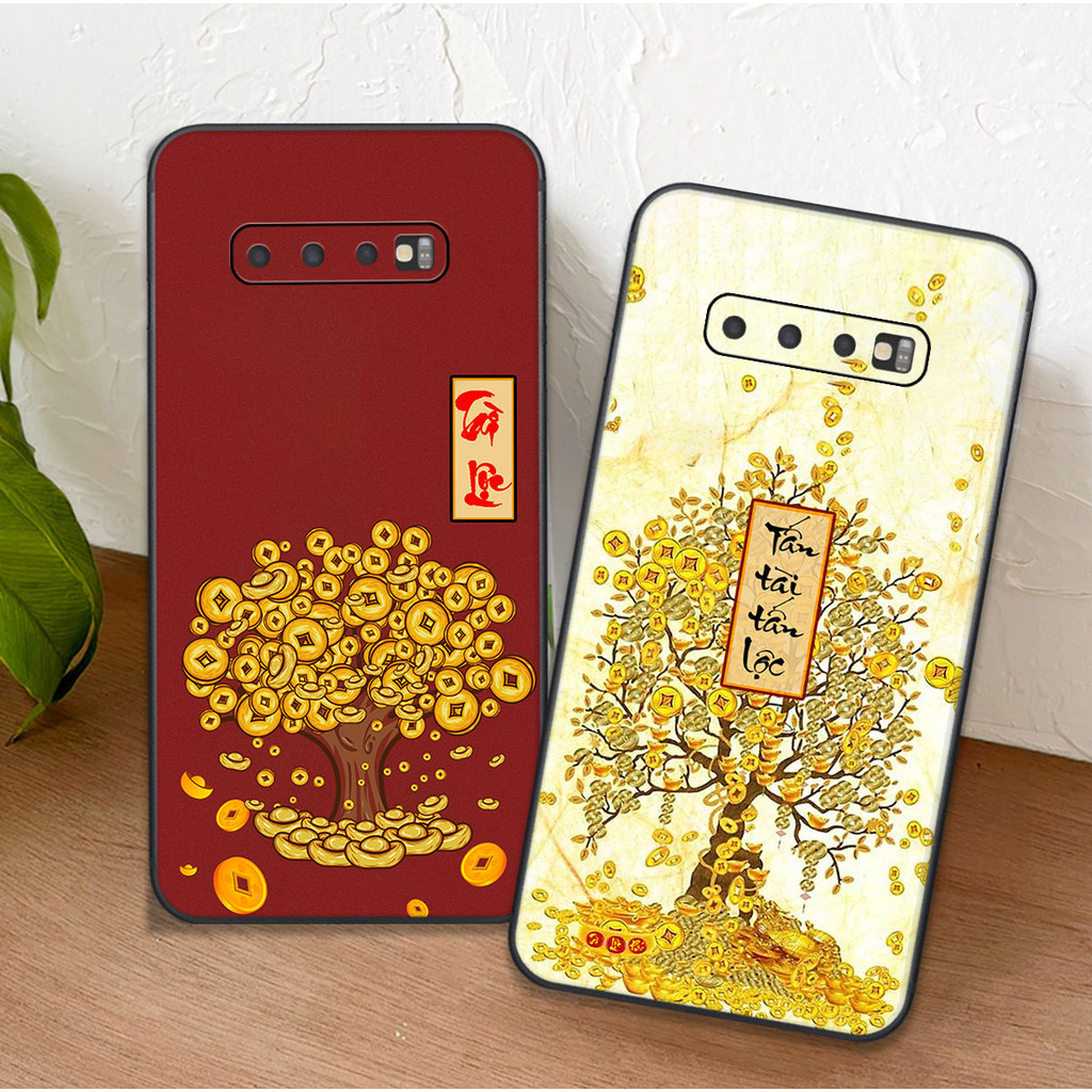 Ốp lưng cho Samsung S10 / S10 5G / S10 Plus / S10+ in hình tết tài lộc may mắn - CLOVER CASE