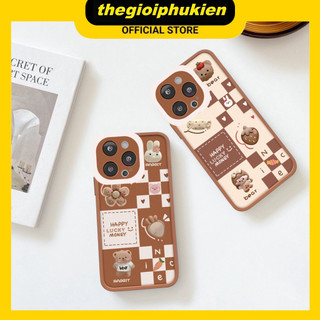 Ốp iphone - Ốp lưng iphone cạnh vuông viền camera happy money dành cho ip 6 đến 16promax - G30