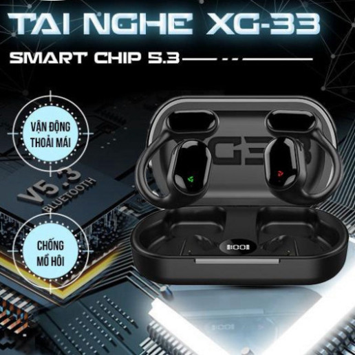 Tai Nghe Bluetooth XG33, Thiết Kế Thể Thao, Cảm Ứng Vân Tay Tích Hợp Micro