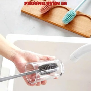 CỌ CỐC SILICON,  Cọ silicon rửa ly cốc chén, bình sữa đa năng tiện lợi - MA: CO3954