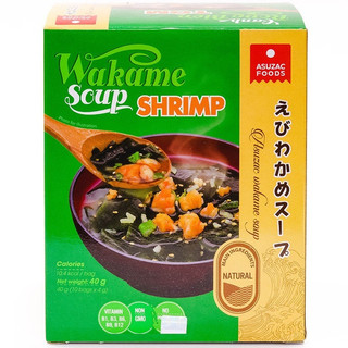 Canh Rong Biển Ăn Liền Asuzac Vị Tôm Hộp 10 Gói Nấu Nhanh 3 Phút Dinh Dưỡng Tiện Lợi
