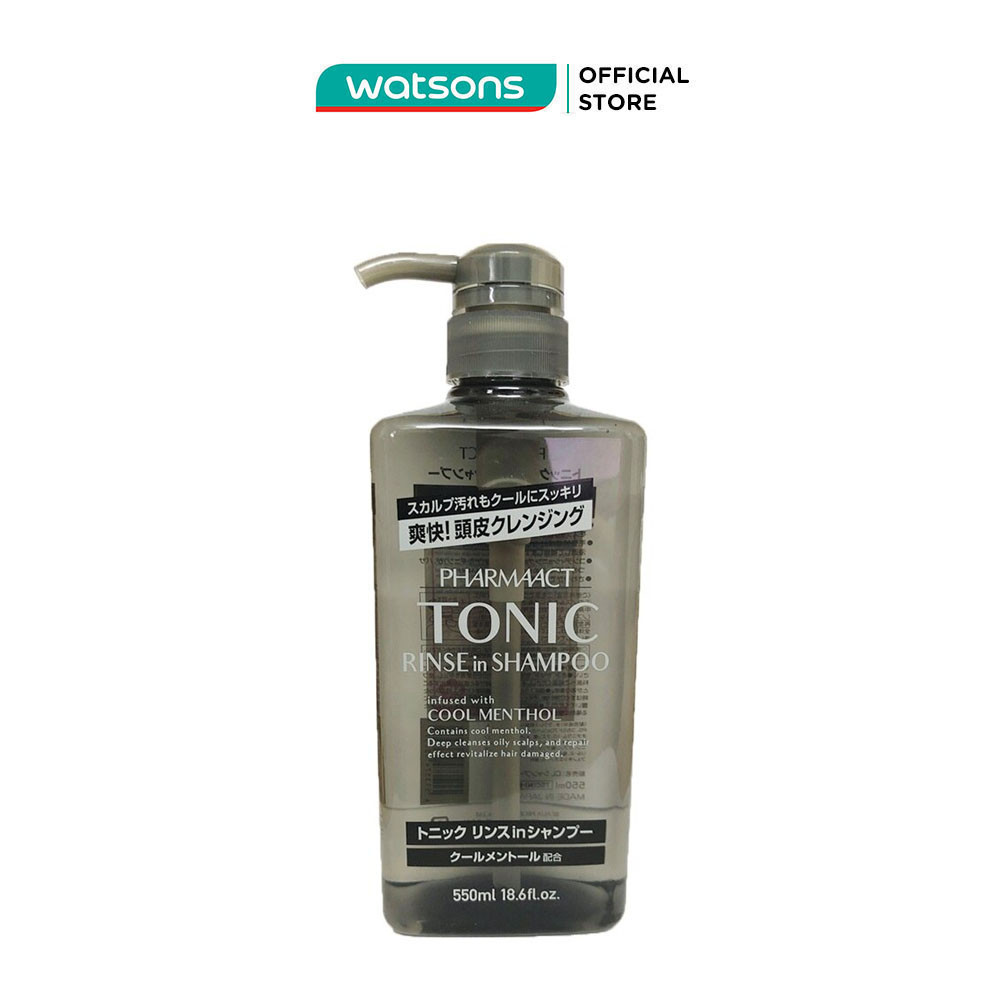 Dầu Gội - Xả Pharmaact Dành Cho Nam Tonic Rinse In Shampoo 550ml