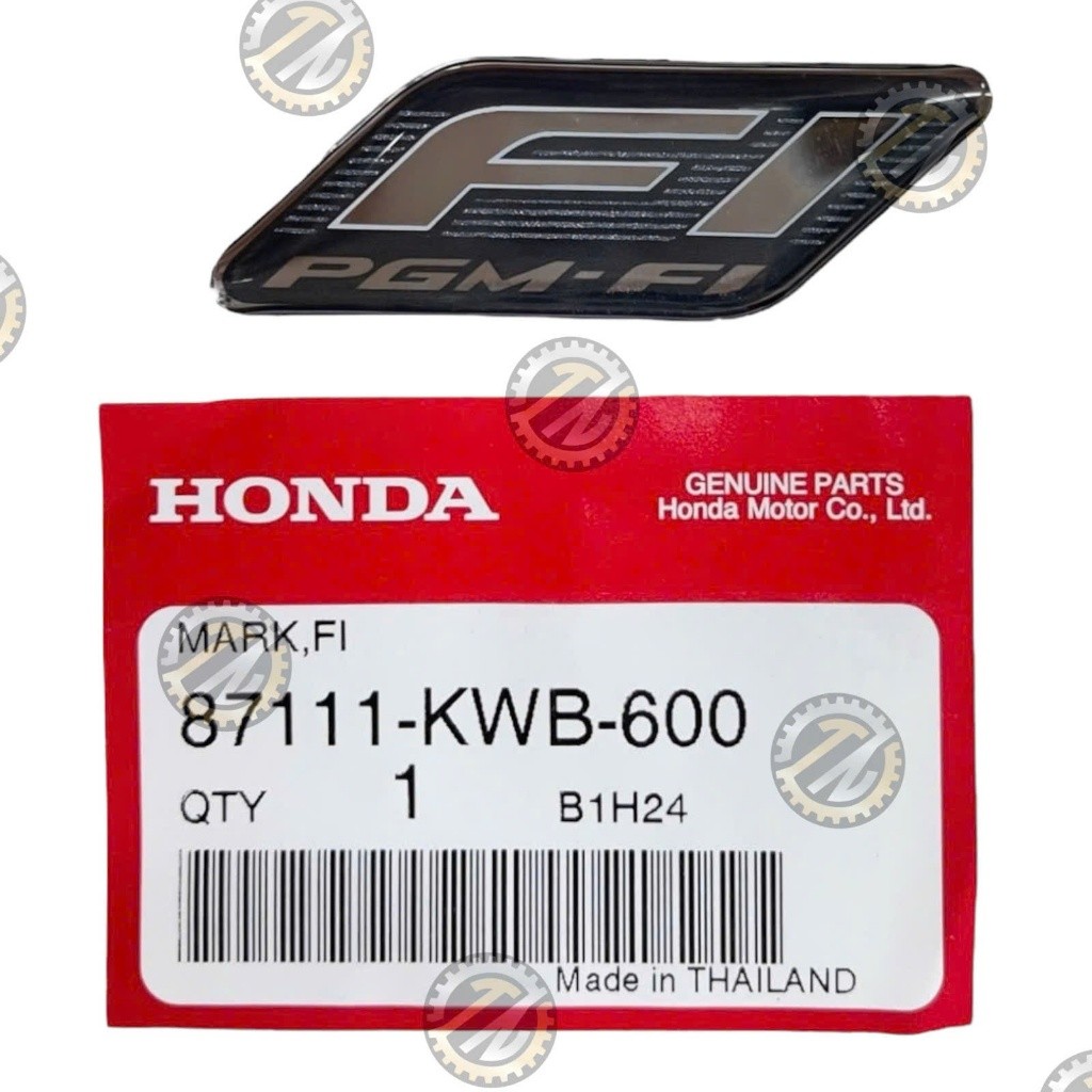 Tem FI PGM FI nổi màu đen chính hãng