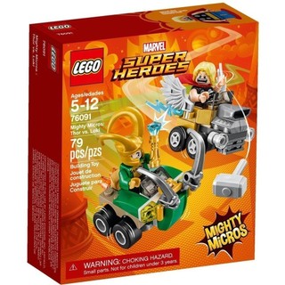 LEGO SUPER HEROES 76091 Thần Sấm Thor Đối Đầu Loki