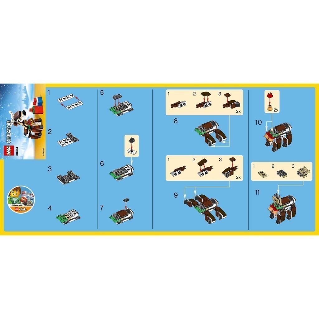 [Quà tặng không bán] LEGO Tuần Lộc Con 30474