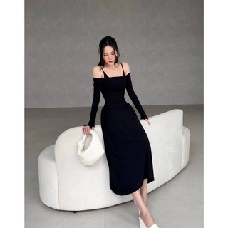 Đầm MARIS Dây Phá Cách (ĐEN) KC1398