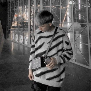 Áo len oversize màu đen trắng nam nữ phong cách Hàn Quốc Áo Sweater dệt kim form dáng rộng dài tay unisex Ulzzang