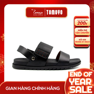 Giày/Dép Sandal Nam Da Bò Nappa Đế có Rãnh Chống Trượt TMS30201