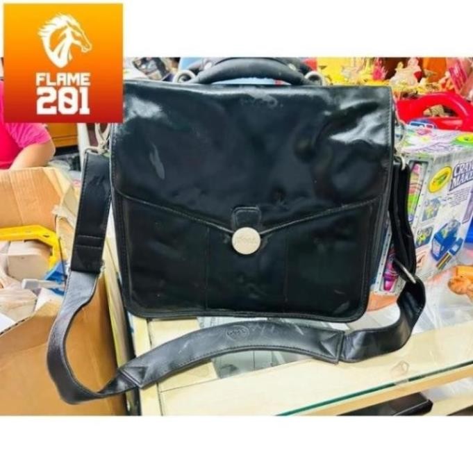 Túi Dell Computer Laptop Notebook Messenger Bag Shoulder Bag Leather Black Business 11-13-15inch