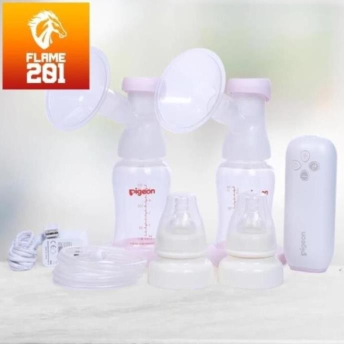 Máy Hút Sữa Điện Đôi GoMini Pigeon chính hãng ( đủ phụ kiện)