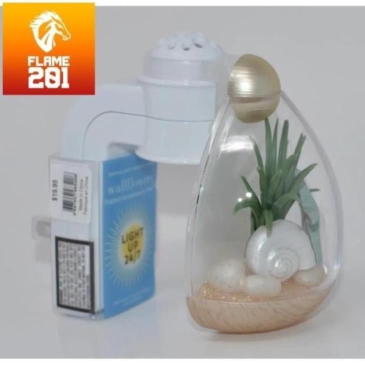 Đèn BATH BODY WORKS SHELL COASTAL TERRARIUM NIGHT LIGHT UP WALLFLOWER FRAGRANCE PLUG