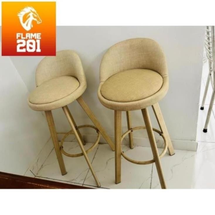 [CHỈ GIAO HOẢ TỐC TRONG TPHCM] Ghế cao quầy bar Tahiti 2017 63cm (Beige) Chính hãng