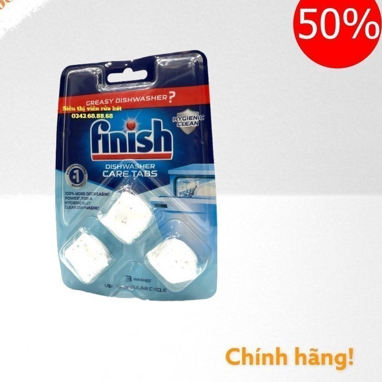 Viên vệ sinh máy rửa bát Finish dùng cho máy rửa bát