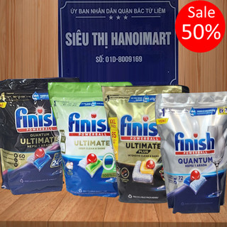 Viên rửa bát Finish Quantum 72 V, Finish quantum Ultimate hữu cơ eco 100 tabs, 100V all in one max