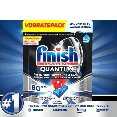 Viên Rửa Bát Finish Quantum Ultimate 60 viên
