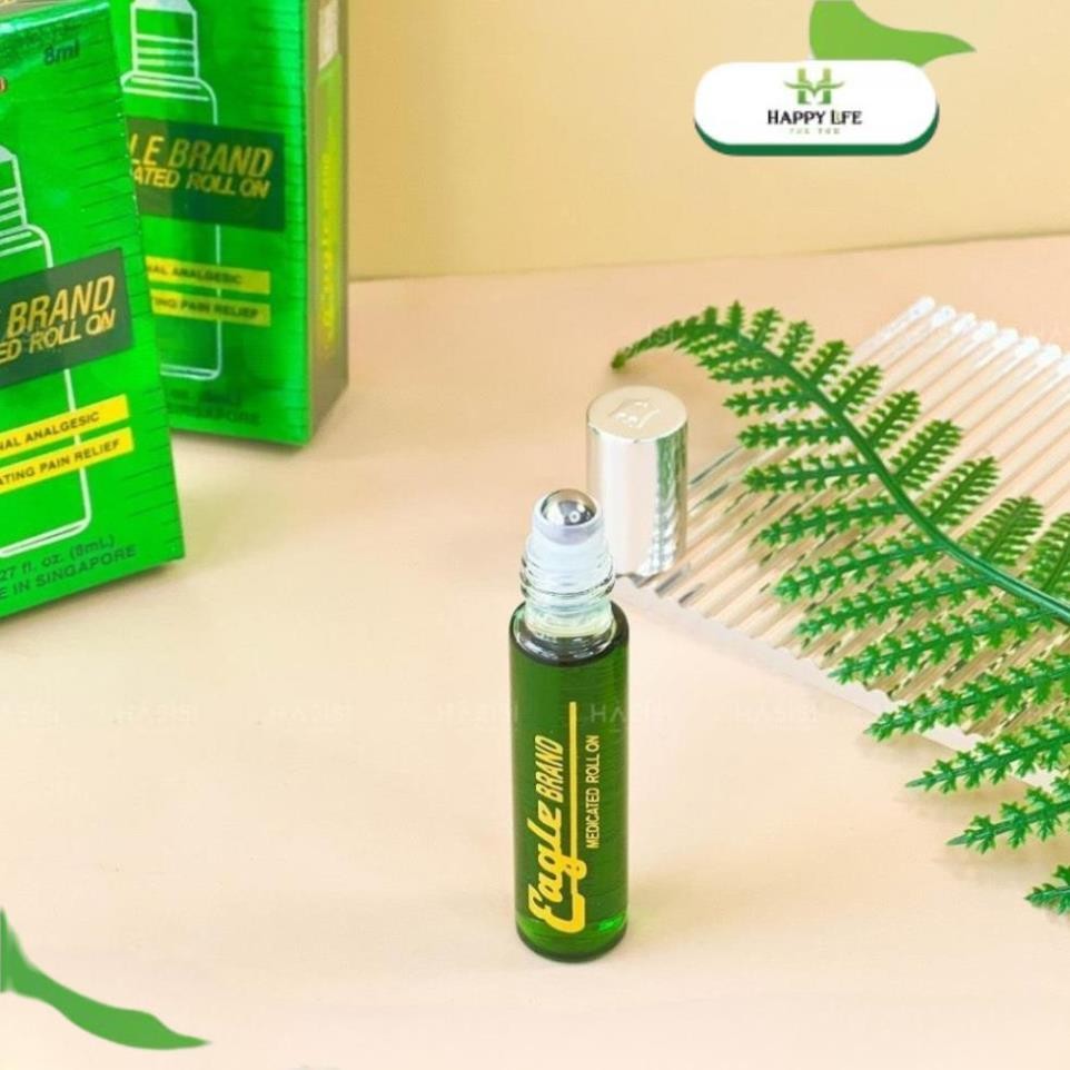 Dầu gió xanh Singapore, dầu gió lăn Eagle Brand, dầu gió Con Ó chính hãng xoa bóp giảm đau nhức
