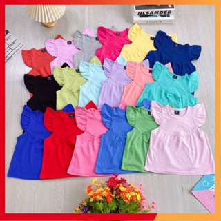 Áo cánh tiên form baby doll cho bé gái chất cotton mềm mịn mặc thoải mái 10-27kg
