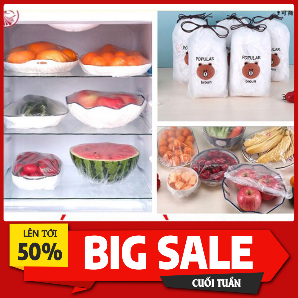 SET 100 MÀNG BỌC THỰC PHẨM GẤU