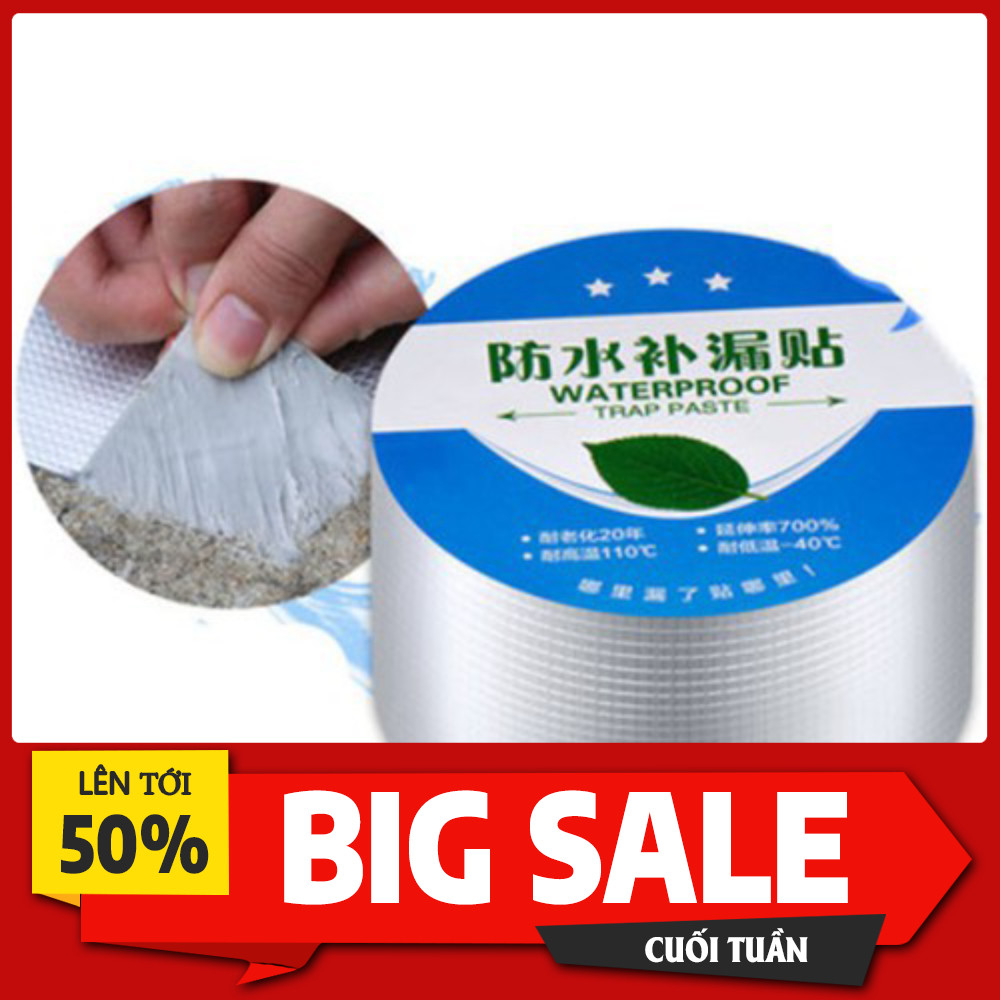 COMBO 2 CUỘN BĂNG KEO CHỐNG THẮM 5CM*5M