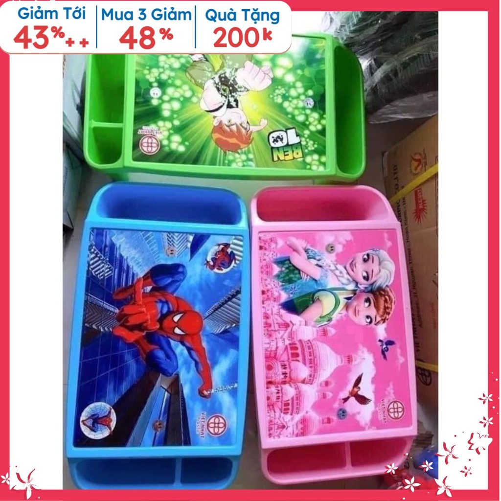 [giao hỏa tốc ] combo 5 bàn - Bàn học cho bé nhựa Việt Nhật có ống cắm bút [sẵn hàng ]