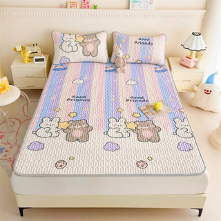 Chiếu điều hòa cao su non 1m2, 1m4, 1m5, 1m6, 1m8, 2m2 x 2m - Bộ chiếu Tencel tặng kèm vỏ gối