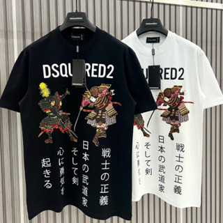 Áo Phông Nam DSQ Samurai in chữ nhật bản. Áo Thun Unisex Dsquared2 Form Rộng Siêu Hot 2024. 89