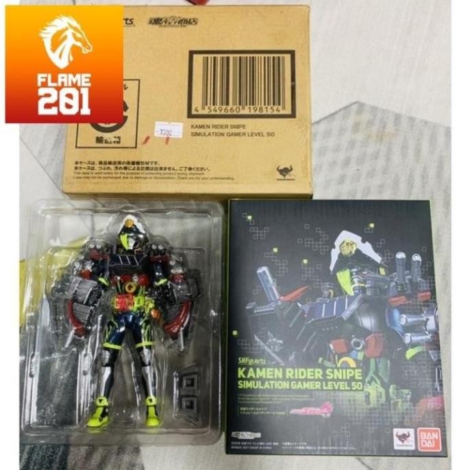 Đồ chơi Mô hình SHFEx-Aid Snipe Simulation Gamer Level 50 Chính hãng Bandai S.H.Figuarts Kamen Rider